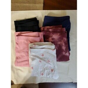 Bundle lot of 5 Old Navy NWOT leggings navy, black, pink Girls size XL (14/16)